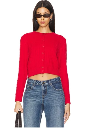 Frankies Bikinis Dudley Cable Knit Cardigan