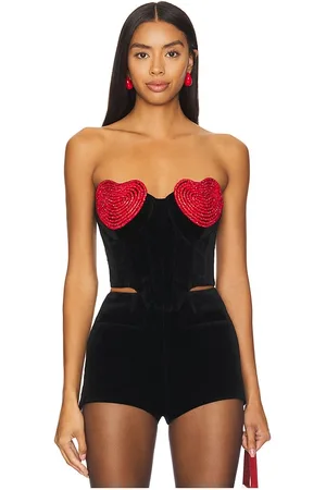 MARIANNA SENCHINA Red Heart Top