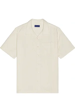 Saturdays NYC Bruce Double Layer Crinkle Short Sleeve Shirt