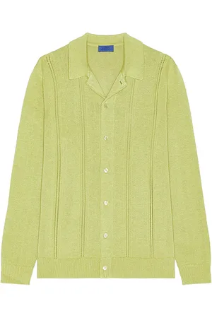 Saturdays NYC Jahmad Linen Long Sleeve Polo