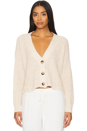 Eberjey The Recycled Sweater Cropped Cardigan