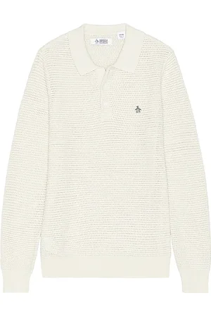 Original Penguin Mesh Long Sleeve Polo