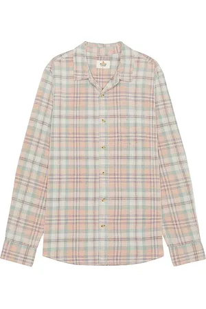 Marine Lightweight Plaid Cord Shirt