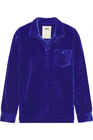 Oas Velour Long Sleeve Polo