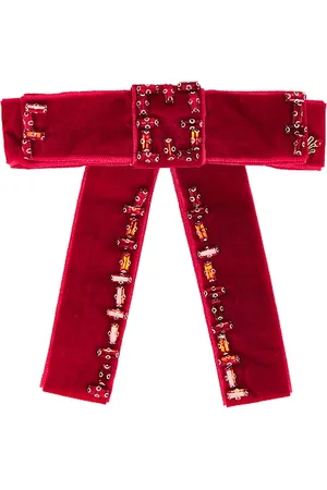 Lele Sadoughi Kate Crystal Bow Barrette