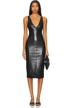 House of Harlow X REVOLVE Liv Faux Leather Midi Dress