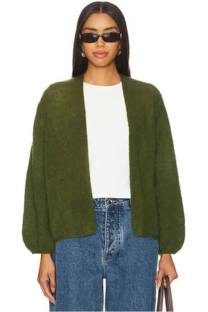 W Juniper Balloon Sleeve Open Cardigan