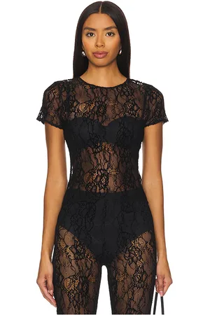 GOOD AMERICAN Lace Baby Shirt