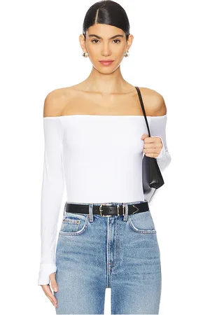 Michael Lauren Lanny Off Shoulder Long Sleeve Top