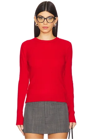 AUTUMN CASHMERE Unfinished Edge Crew