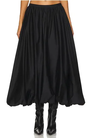 SIEDRES Balu Cotton Puffball Maxi Skirt