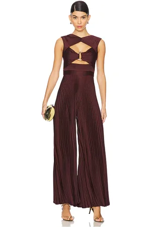 AMUR Rosalynn Pleated Jumpsuit