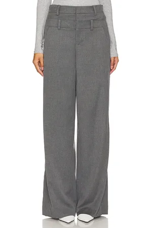 ALICE+OLIVIA Double Waist Trouser