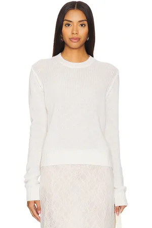 ENZA COSTA Cashmere Easy Crew Neck Sweater