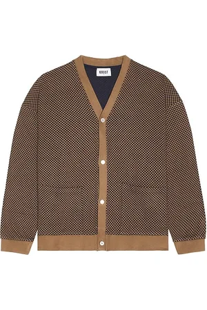 Saks Fifth Avenue Chevron Jacquard Knit Cardigan