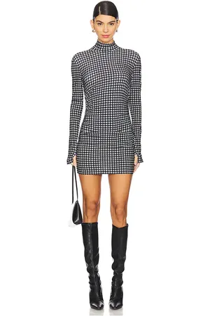 Norma Kamali Long Sleeve Turtleneck Pickleball Dress