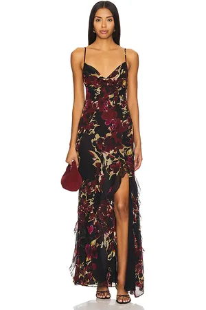 Nicholas Kamila Ruffle Cowl Gown