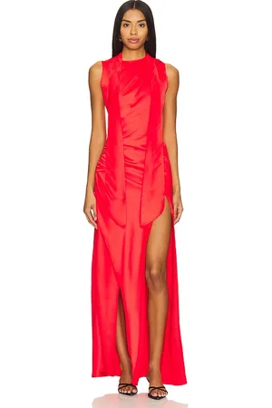 SIEDRES Narah Scarf And Fray Maxi Dress