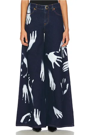 AREA Handprint Wide Leg