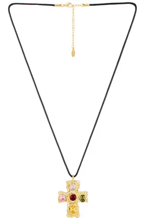 8 Other Reasons Jewel Cross Necklace