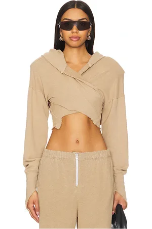 Sami Miro Open Seam Wrap Hoodie