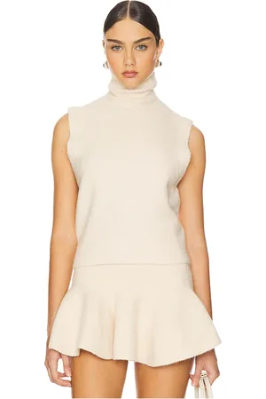 Susana Monaco Mapache Mock Neck Vest