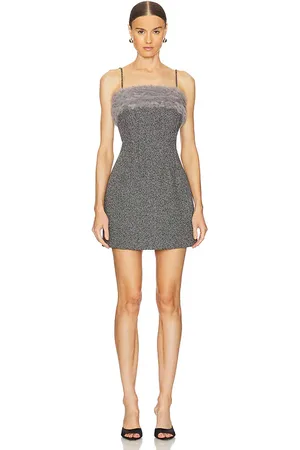 Msgm Faux Fur Dress