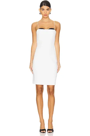 ALICE+OLIVIA Ada Bustier Midi Dress