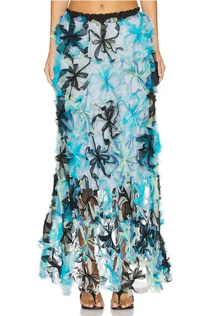 SUSAN FANG Air-whirl Maxi Skirt