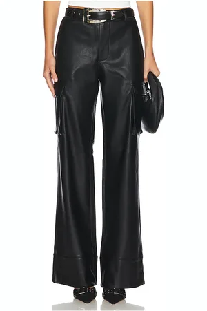SER.O.YA Fifer Vegan Leather Low Rise Cargo Pant