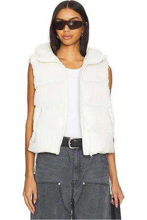 Alexander Wang Jacquard Channel Cropped Puffer Vest
