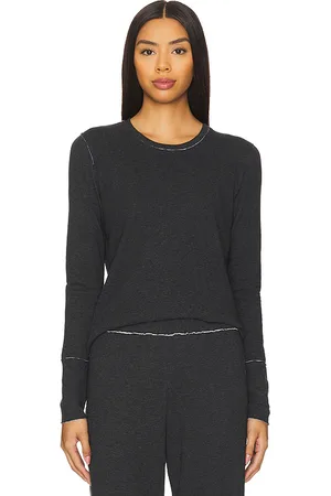 Goldie Estelle Double Face Long Sleeve Crew Neck Top