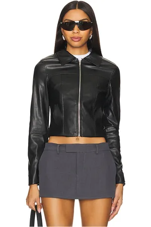 superdown Haydenn Faux Leather Jacket
