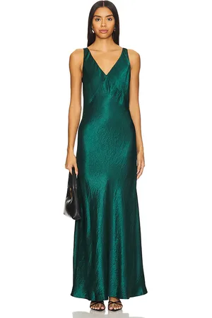 Vince V Neck Maxi Slip Dress