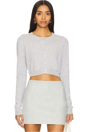ENZA COSTA Cashmere Fitted Cardigan