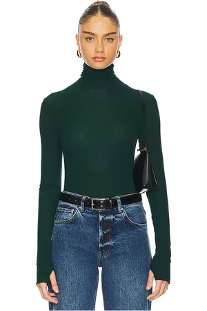 Michael Lauren Arlen Long Sleeve Fitted Turtle Neck Top
