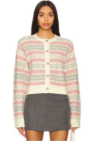 MAJORELLE Annalee Fairisle Cardigan