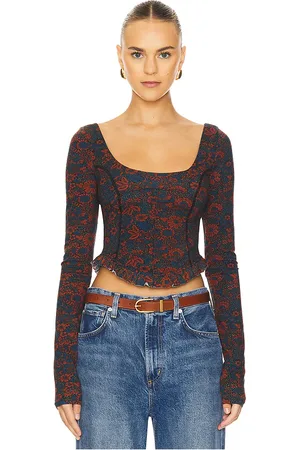 Free People Melanie Long Sleeve Top