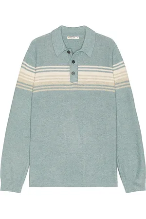 Marine Ellias Chest Stripe Sweater Polo