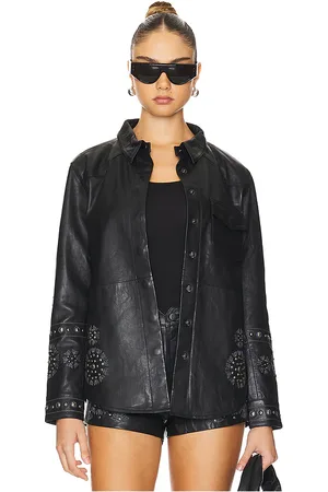 Understated Leather Reflection Shirt