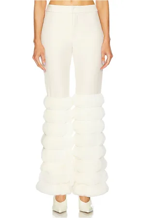 KIM SHUI Faux Fur Pants