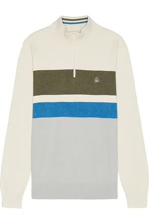 Original Penguin Chest Stripe Quarter Zip