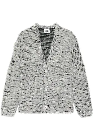 Saks Fifth Avenue Fuzzy Cardigan Sweater
