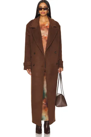 Camila Coelho Agatha Double Breasted Coat