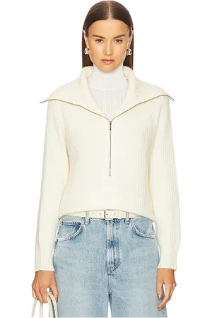W Tori Fisherman Zip Up Pullover