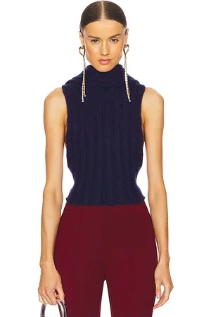 AREA Sleeveless Twisted Knit Top