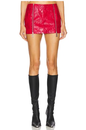 KIM SHUI Mini Skirt With K Zipper
