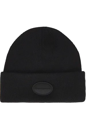 Alexander Wang Ribbed Beanie With Domed Logo Patch