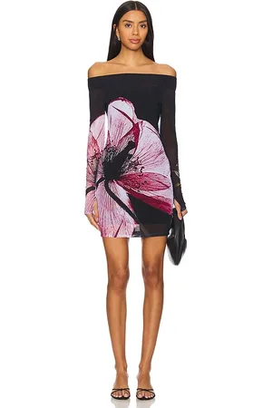ALICE+OLIVIA Dorinda Mini Dress With Thumbholes
