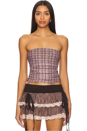 Zemeta Checkered Tube Top